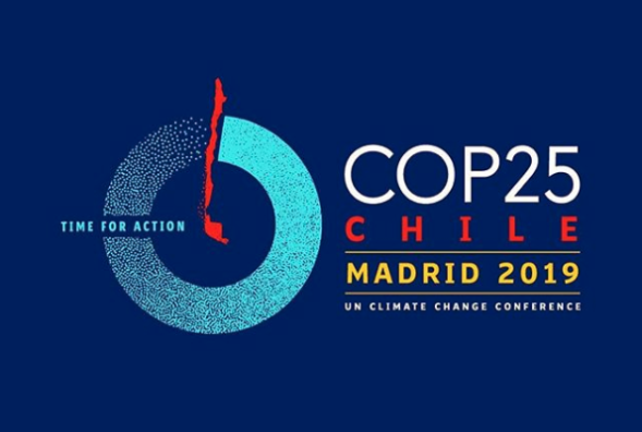 logotipo cop 25 chile y madrid 2019, climate change conference